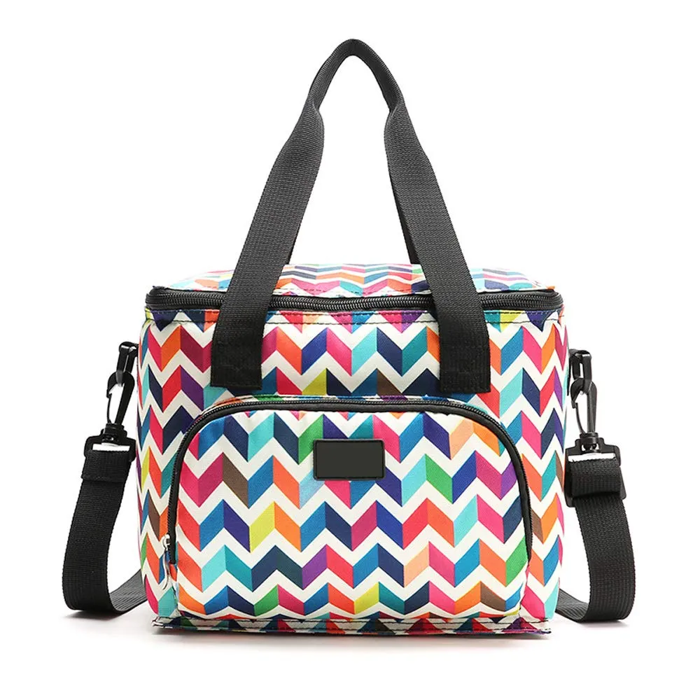 10L Insulated Lunch Bag Large Soft Cooler Tote Bag Adult Lunch Box with Shoulder Strap for Men Women