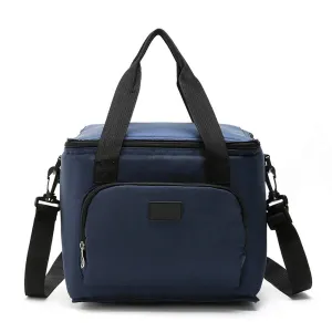10L Insulated Lunch Bag Large Soft Cooler Tote Bag Adult Lunch Box with Shoulder Strap for Men Women