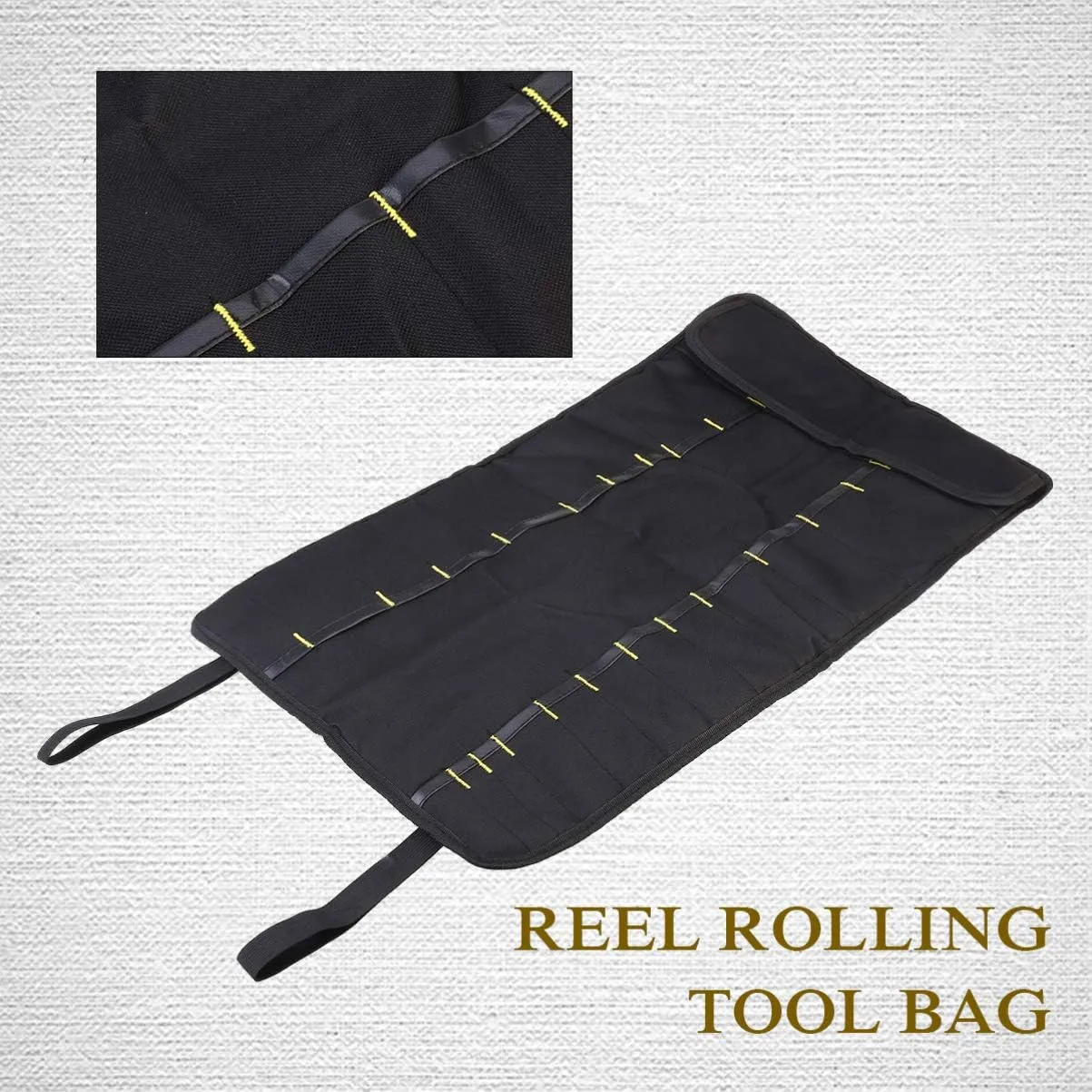 22- Pouch Tool Bag Roll up Organizer Oxford Cloth Utility Plier Screwdriver Case