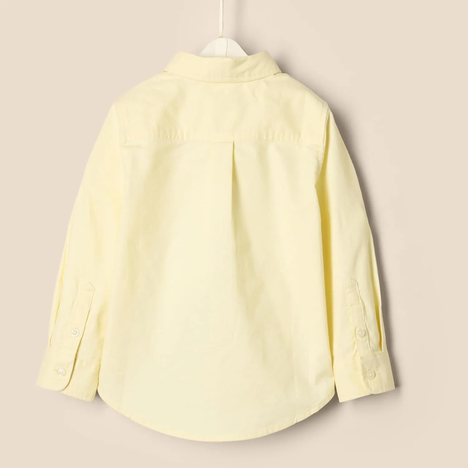 Amazon Essentials x Sofia Grainge Toddlers and Baby Boys' Stretch Oxford Collar Shirt