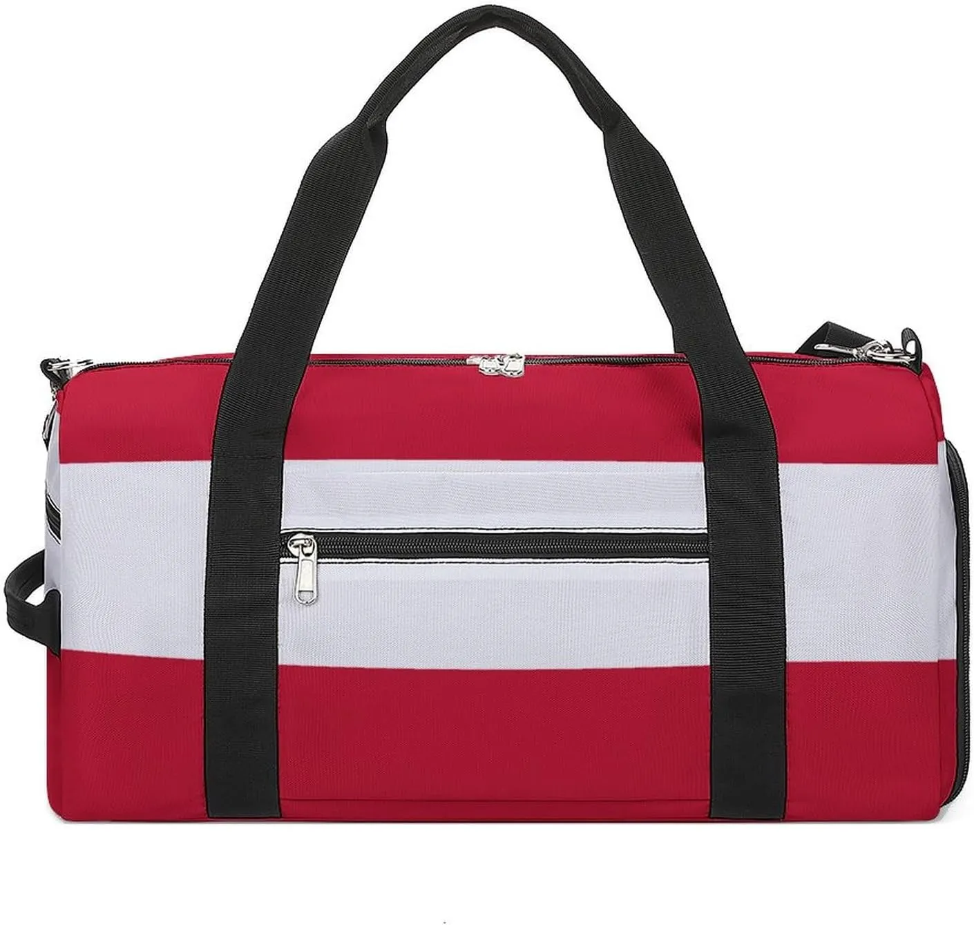 Austria Flag Gym Bag for Men Women Shoe Compartment Lightweight Travel Tote