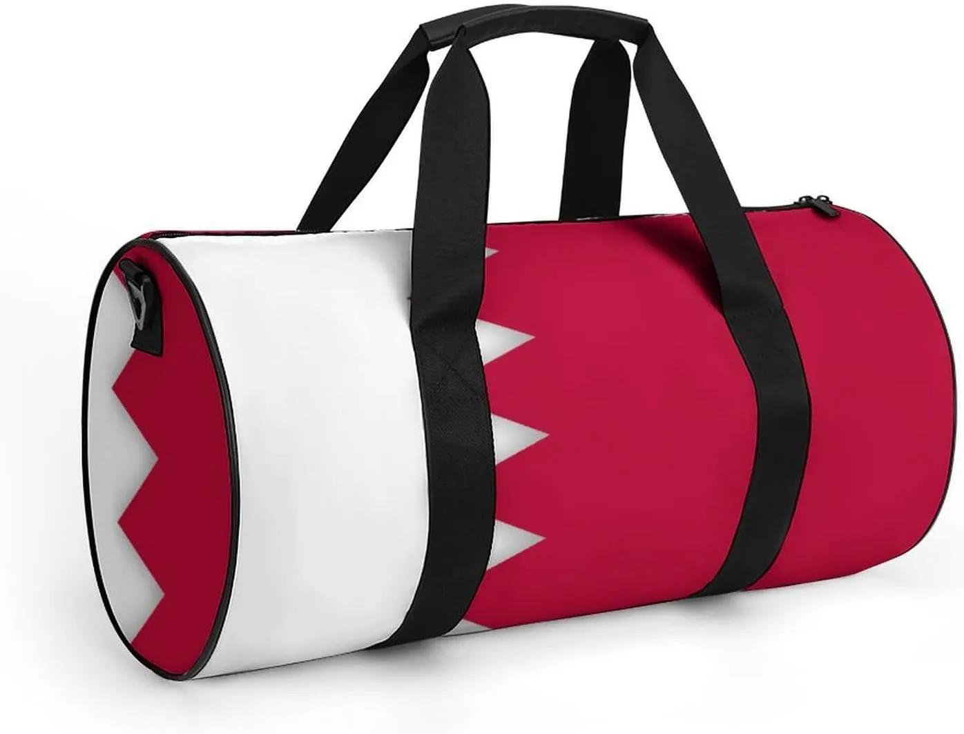 Bahrain Flag Waterproof Gym Bag with Dry Wet Separation for Men Women Sports Travel Weekender