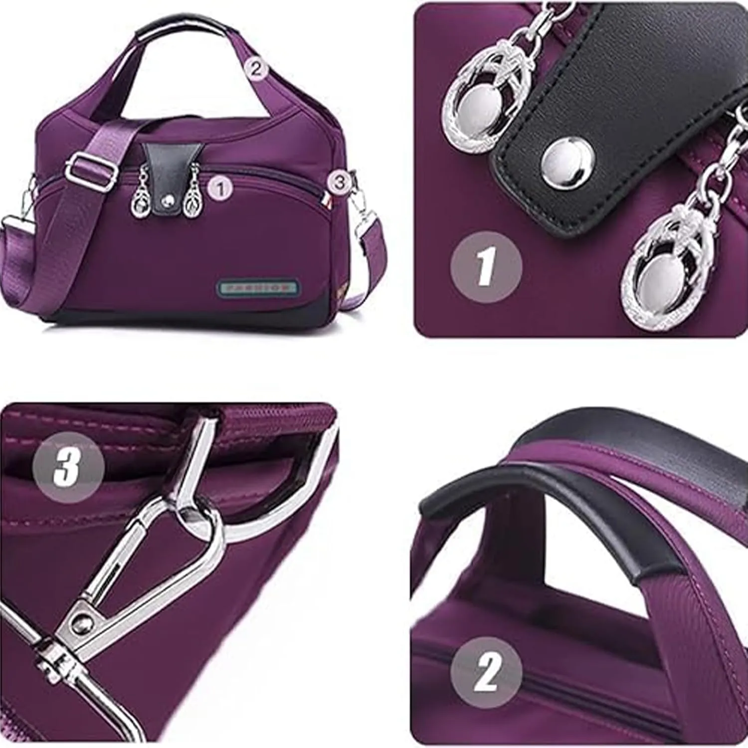 Blaciokamith Soft Side Lightweight Underseat Tote Bag, Waterproof Anti Theft Crossbody Bag, 2025 New Underseat Tote Bag