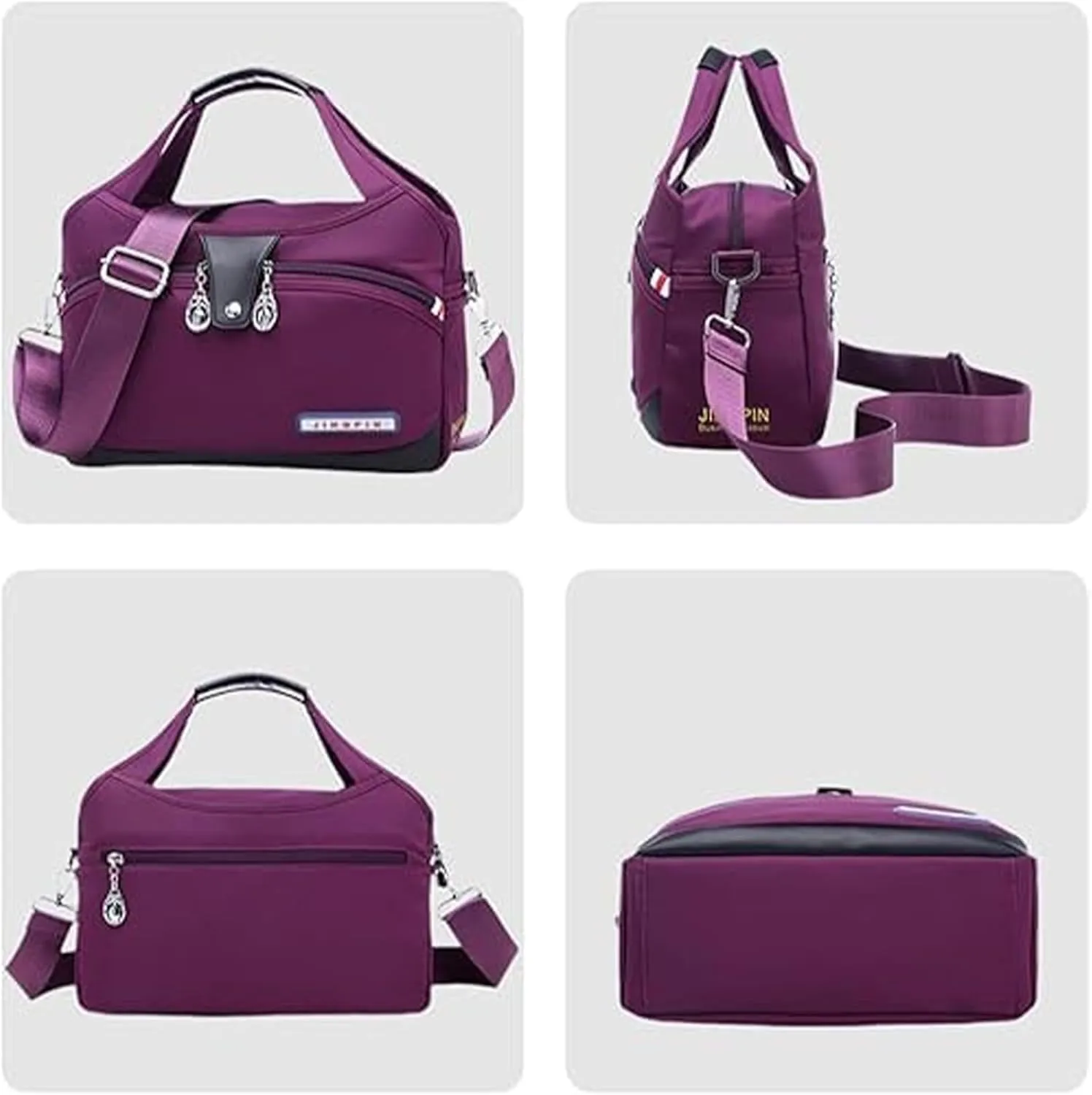 Blaciokamith Soft Side Lightweight Underseat Tote Bag, Waterproof Anti Theft Crossbody Bag, 2025 New Underseat Tote Bag