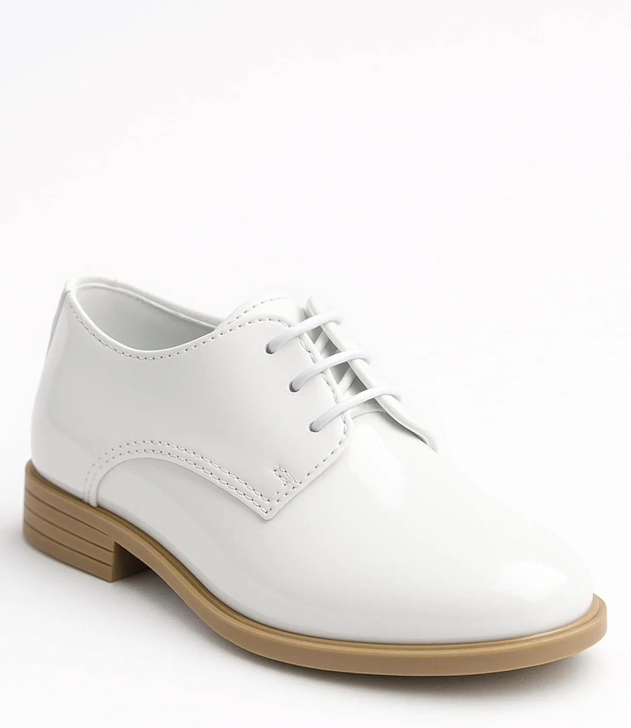 Boys Derby Patent Formal Dress Shoes Lace Up Wedding Prom Footwear