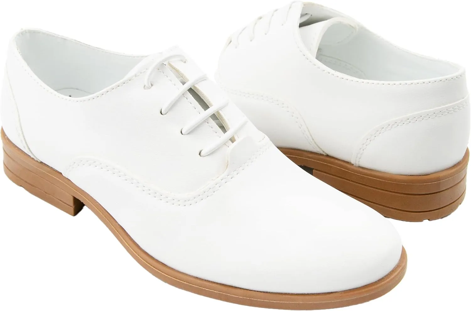 Boys' Lace Up Derby Dress Shoes - Communion Wedding Prom Formal Footwear