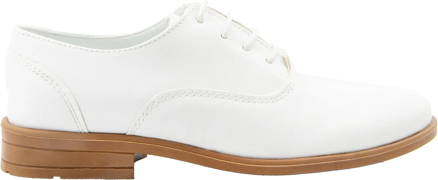 Boys' Lace Up Derby Dress Shoes - Communion Wedding Prom Formal Footwear