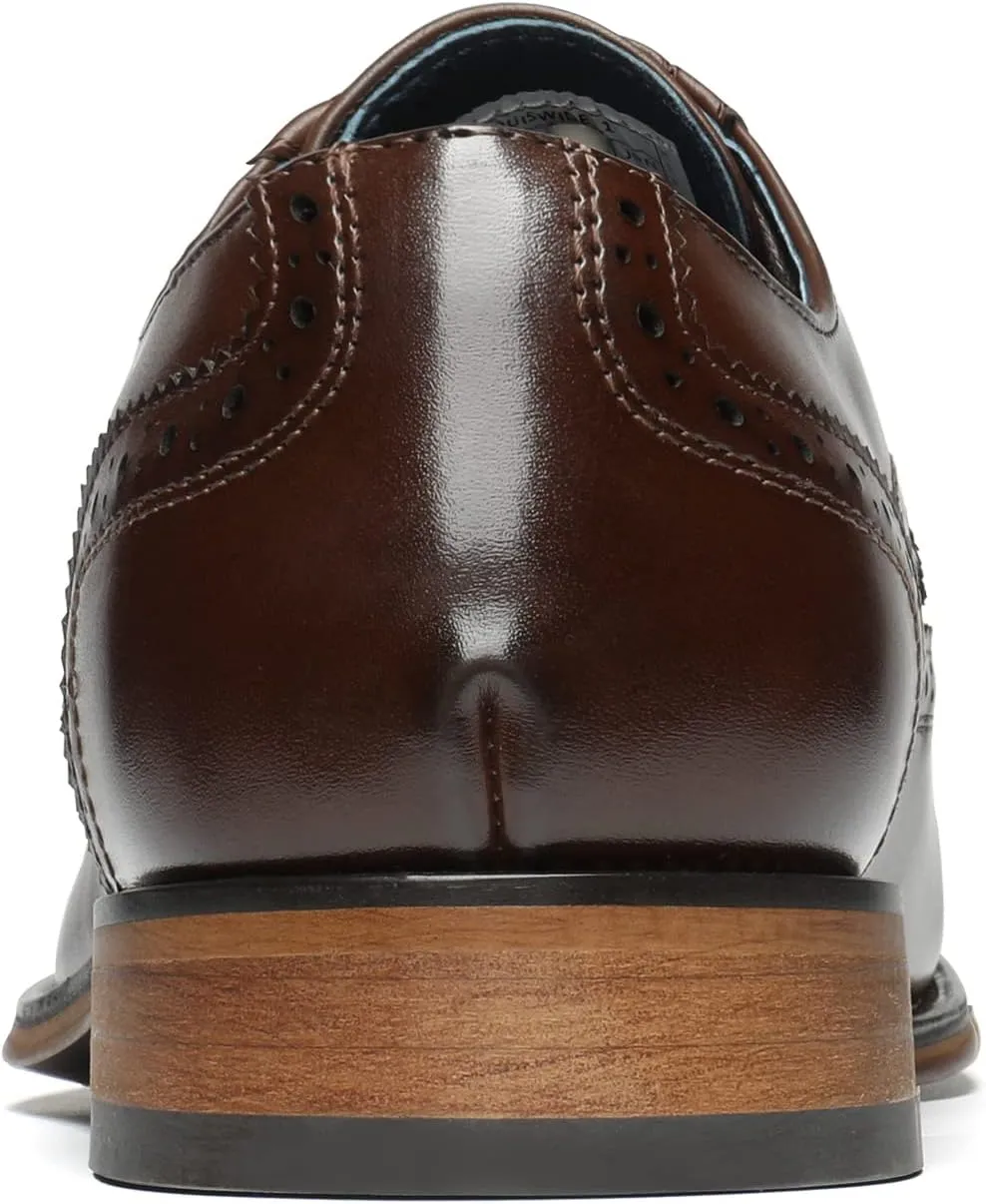 Bruno Marc Men's Lace Up Soft Cap-Toe Formal Dress Shoes