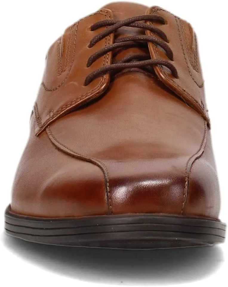 Clarks Mens Whiddon Pace Leather Comfort Insole Derby Shoes