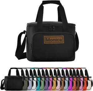 Custom Soft Cooler Bag with Zipper Personalized Portable Insulated Travel Cooler for Beach Camping Work Lunchbox for Women Men