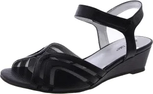 David Tate Womens Admire Peep Toe Dressy Wedge Sandals