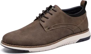 DECARSDZ Mens Dress Shoes Casual Oxford Shoes Business Formal Derby Sneakers Walking Shoe
