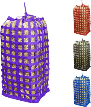 Derby Originals XL Go Around Slow Feeder Horse Hay Bag with Super Tough Bottom and 1 Year Warranty, Purple, 71-7132-PUR