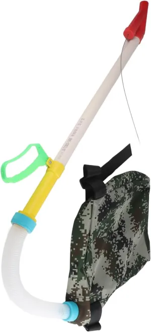 Efficient Beans Planter with Flexible Handle and Bag - Manual Fertilizer Spreader for Corn, Vegetables, Sugar Cane, Fruit Trees - Oxford Cloth, PP Material