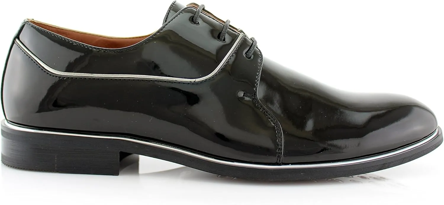 Ferro Aldo Men's Classic Round-Toe Fashion Derby Dress Shoes
