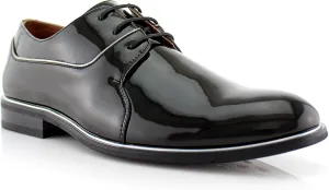 Ferro Aldo Men's Classic Round-Toe Fashion Derby Dress Shoes