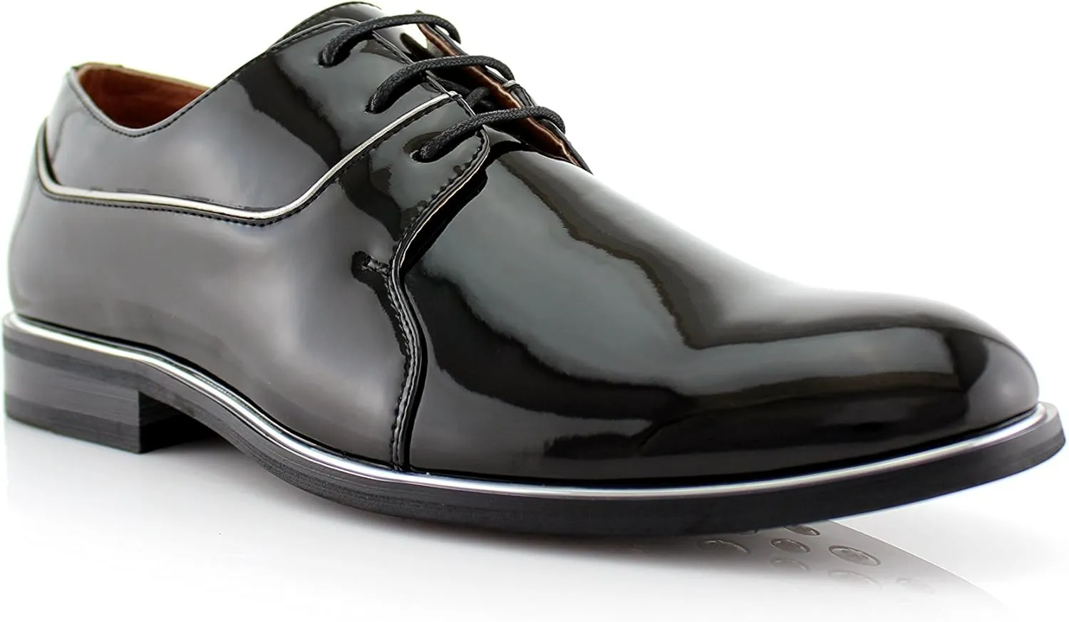 Ferro Aldo Men's Classic Round-Toe Fashion Derby Dress Shoes