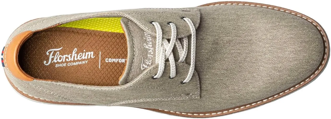 Florsheim Men's Vibe Canvas Plain Toe Oxford