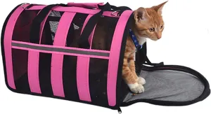 haozaikeji Pet Carrier Bag Soft-Sided Cat Tote Bag Dog Carrier Handbag Portable Travel Bag Puppy Carrying Bag for Little Dog, Cat, Small Animals