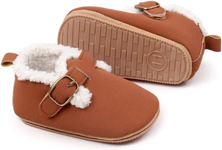 HsdsBebe Baby Boys Girls Oxford Shoes PU Leather Soft Rubber Sole Sneakers Anti-Slip Toddler Ankle Boots Infant Walking Shoes Moccasins