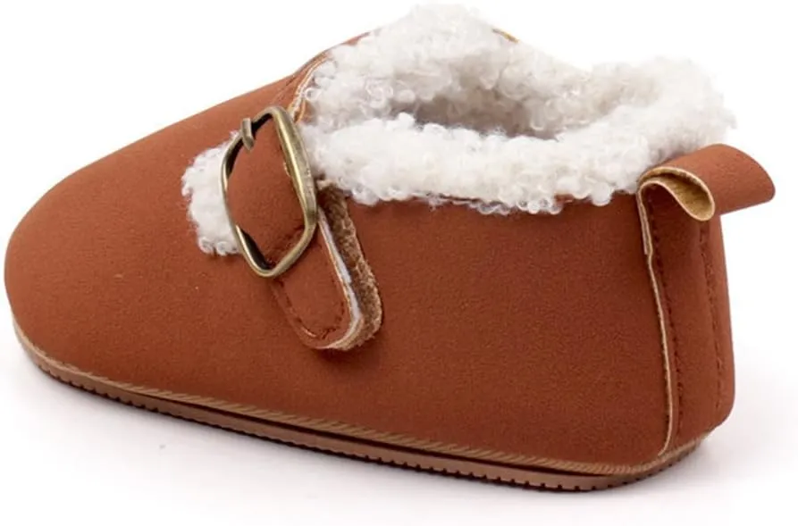 HsdsBebe Baby Boys Girls Oxford Shoes PU Leather Soft Rubber Sole Sneakers Anti-Slip Toddler Ankle Boots Infant Walking Shoes Moccasins