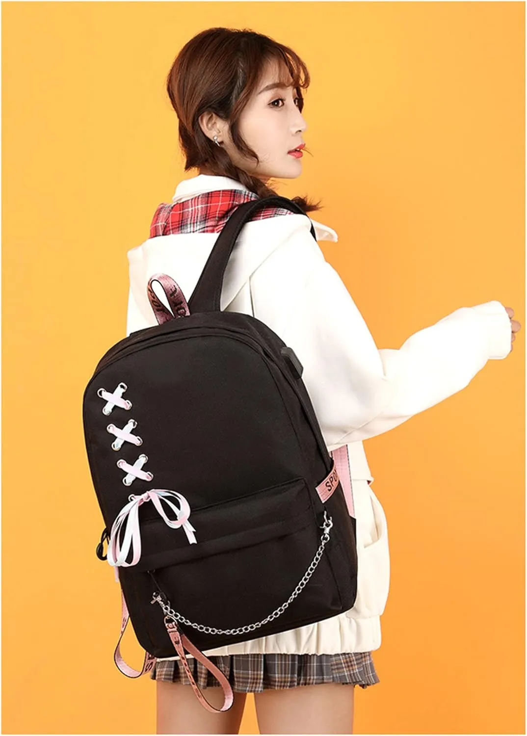 ISaikoy Anime Yu Yu Hakusho Backpack Shoulder Bag Bookbag Student School Bag Daypack Satchel 11