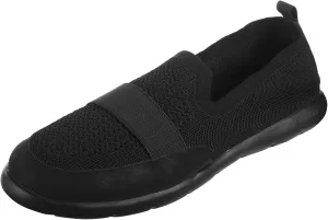 isotoner Men's Heathered Sport-Knit Indoor/Outdoor Slippers