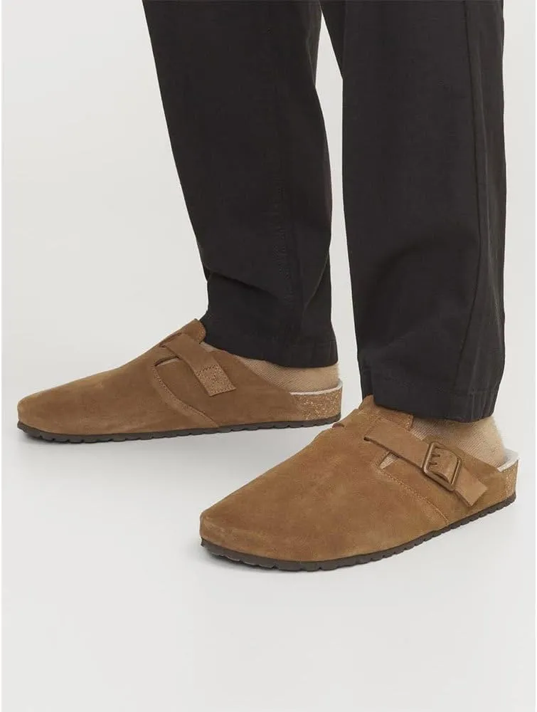 JACK & JONES Men's Jfwlouis Suede Mule Clogs