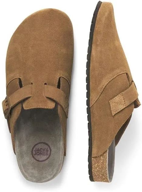 JACK & JONES Men's Jfwlouis Suede Mule Clogs