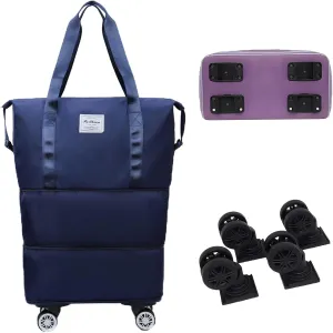 Kulken/pepepo/beente travel Bag With Wheels,Kulken Travel Bag,2025 New Large Capacity Travel Bag - Universal Wheel Removable,Wheel-Equipped (E)