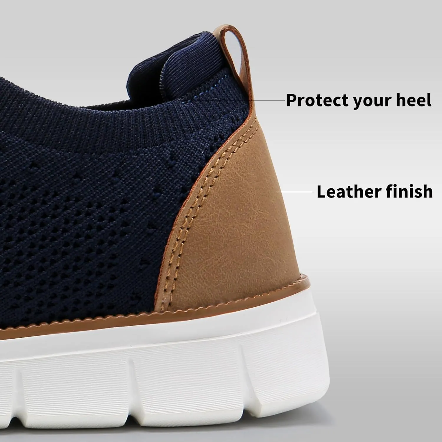 Men's Casual Dress Oxfords Sneakers Business Mesh Breathable Lightweight Walking Shoes Tennis Comfortable