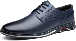 Men's Premium Stylish Oxford Shoes Casual Lace Up Walking Business Driving Dress Shoes
