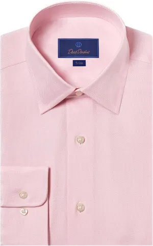 Men's Trim Fit Royal Oxford 100% Cotton Dress Shirt