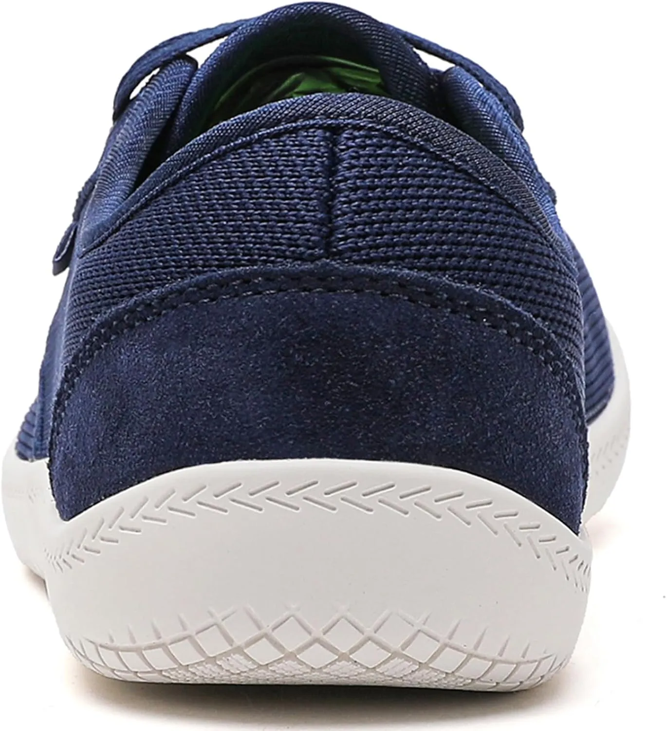 Men's Wide Slip on Barefoot Walking Shoes | Zero Drop Sole | Minimalist Footwear | Wide Toe Box (B-Blue/White,16.5)