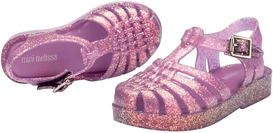 mini melissa Possession Kids Sandal - Comfortable Fisherman Style Kid's Jelly Shoes for Toddlers and Girls, Adjustable Fit