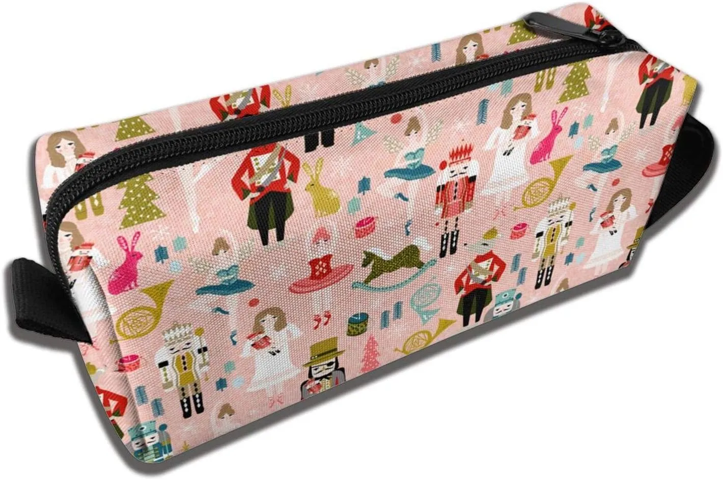 Nutcracker Ballet Makeup Bag Travel Cosmetic Toiletry Organizer Bag For Women