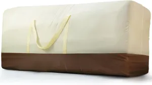 Outdoor Cushion Storage Bag, 60 Inch Patio Cushion Storage Bag for Patio Furniture Cushion, 420D Extra Large Waterproof Storage Bags with Zipper and Handle.