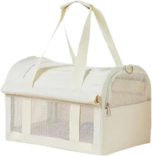 Pet Carrier Bag Crossbody Bag Stylish Foldable Soft Handheld Dog Bag Portable Handbag Multipurpose for Small Dog Cats Outdoor, Cat Bag