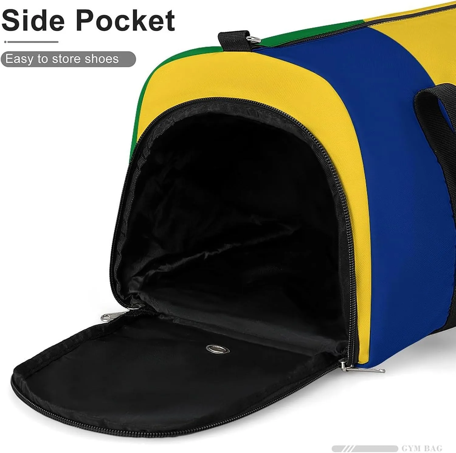 Saint Vincent Grenadines Flag Duffel Bag for Boys Girls with Wet Pocket Shoe Compartment