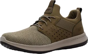 Skechers Men's Classic Fit Delson-Camben Khaki Sneaker 13 M US