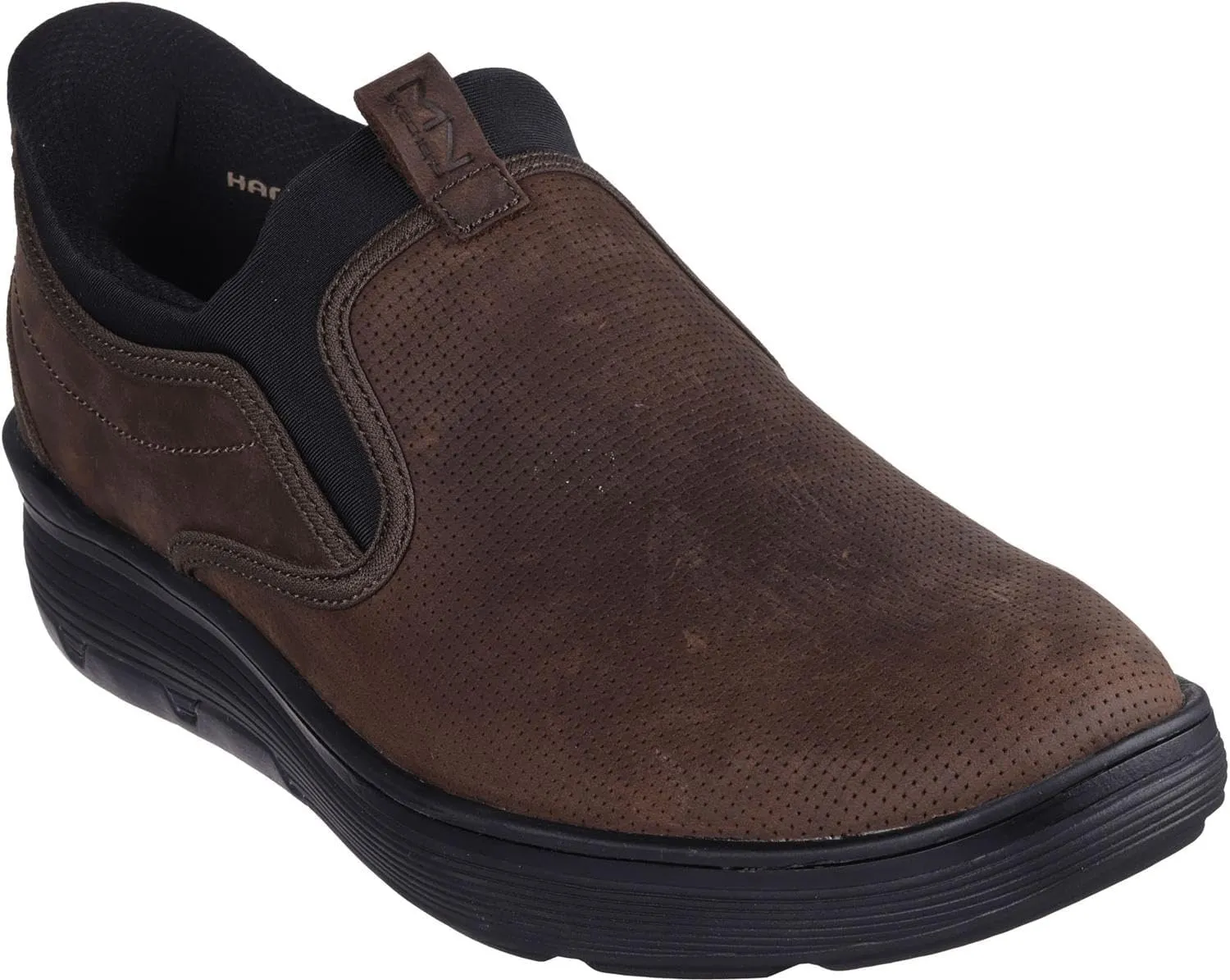 Skechers - Mens Mark Nason: Casual Glide Cell - Baxter Slip On Shoes, Color Red/Brown, Size: 8.5 M US