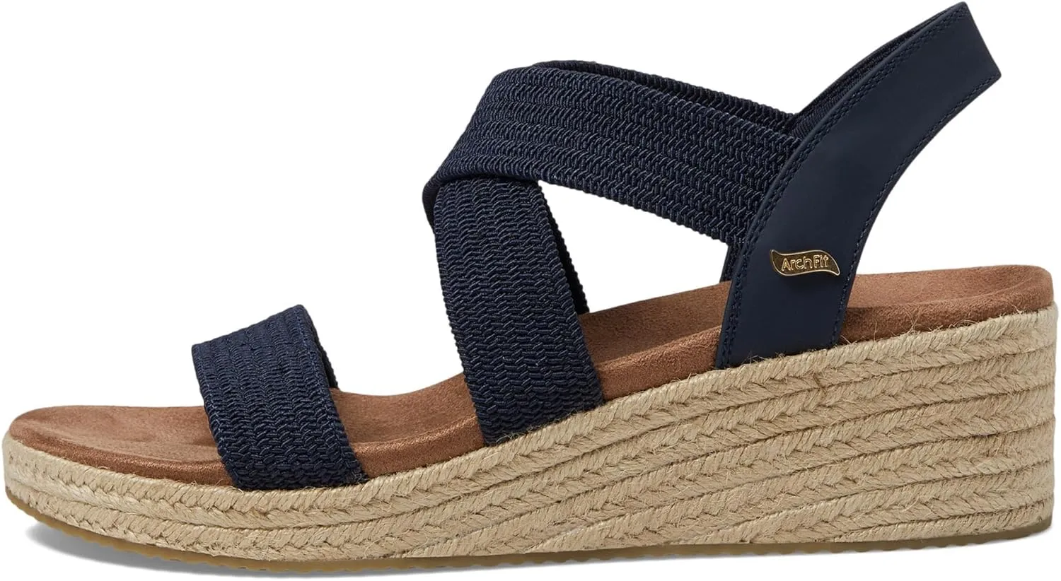 Skechers Women's Martha Stewart Arch Fit Beverlee-Brentwood Wedge Sandal