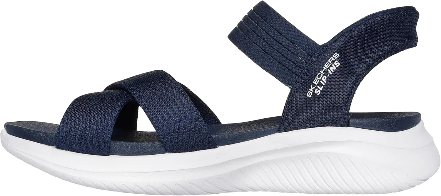 Skechers Women's Ultra Flex 3.0-Never Netter Hands Free Slip-ins Sandal