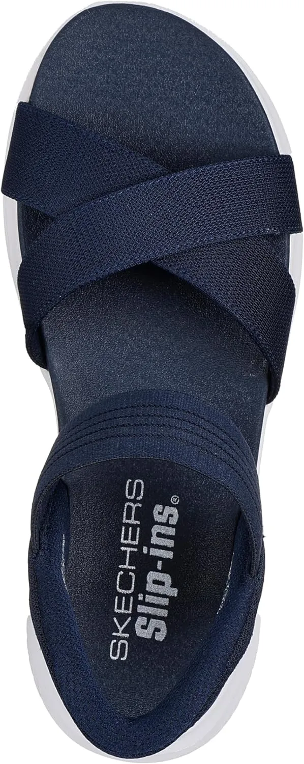 Skechers Women's Ultra Flex 3.0-Never Netter Hands Free Slip-ins Sandal