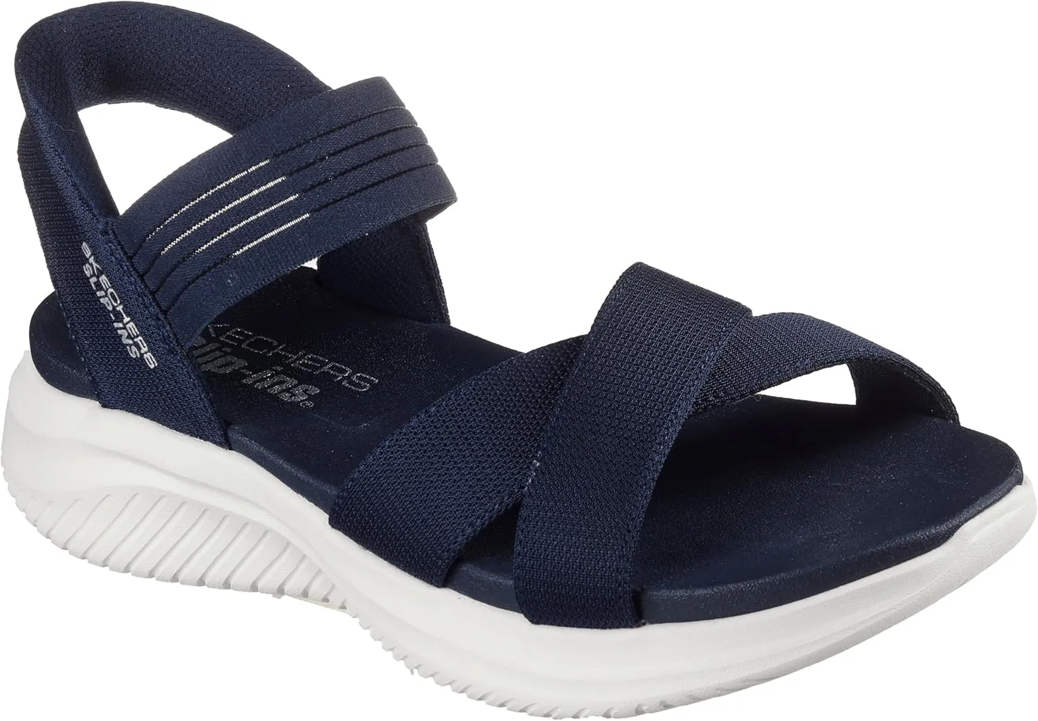 Skechers Women's Ultra Flex 3.0-Never Netter Hands Free Slip-ins Sandal