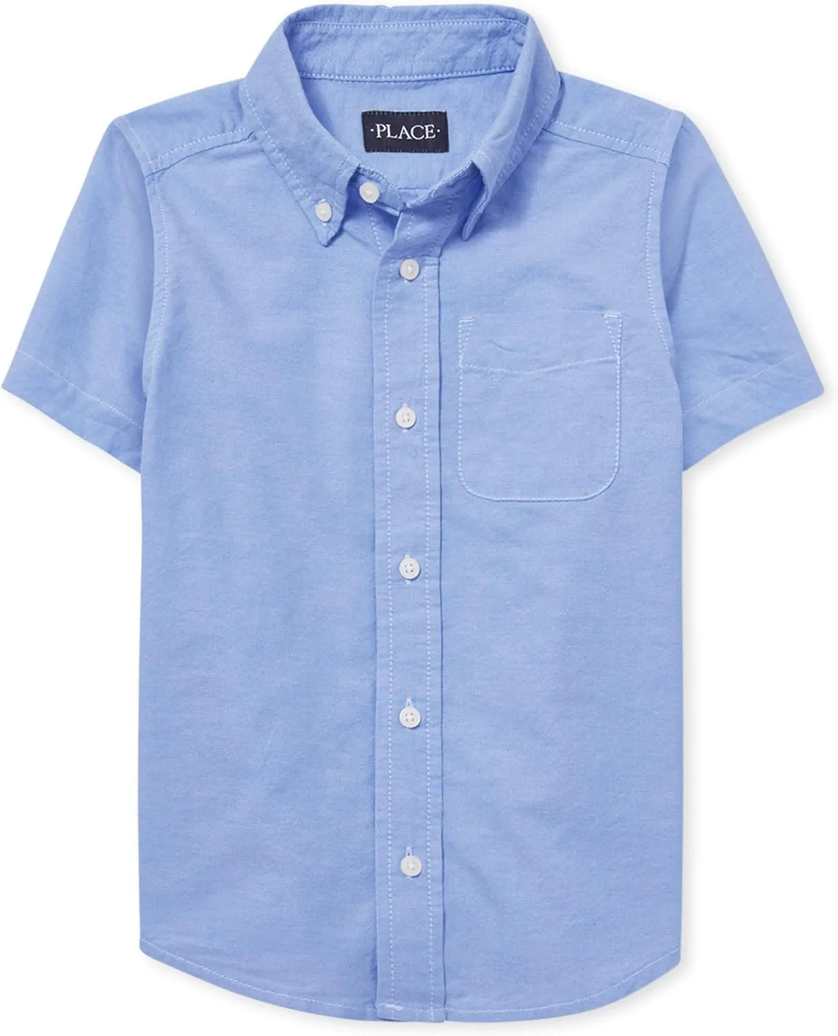 The Children'S Place Boys Short Sleeve Oxford Shirt