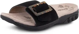 Therafit Mila Women's Suede Adjustable Buckle Slide Sandal