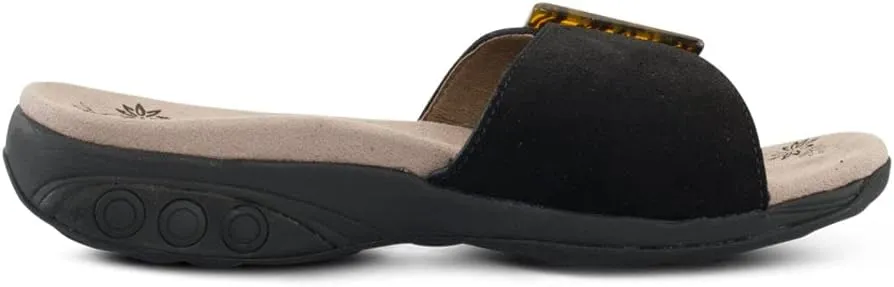 Therafit Mila Women's Suede Adjustable Buckle Slide Sandal