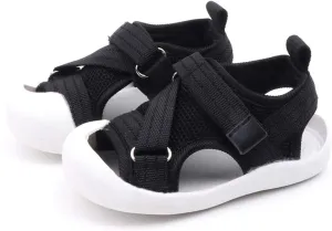 Toddler Boys Girls Unisex Baby Summer Sport Sandals Closed Toe Non-Slip Rubber Sole Pool Beach Mesh Sneakers Lightweight Outdoor Water Shoes
