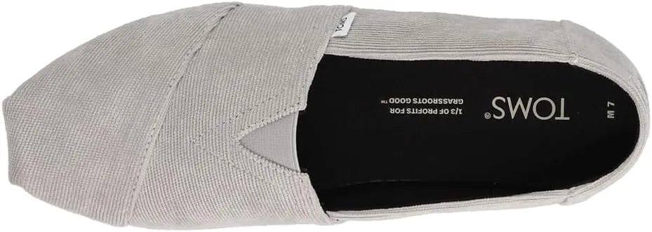 TOMS Men's Alpargata Recycled Cotton Canvas” Loafer Flat